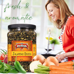 Dried Jalapeno Dices Jumbo Jar - It's Delish (photo 3)