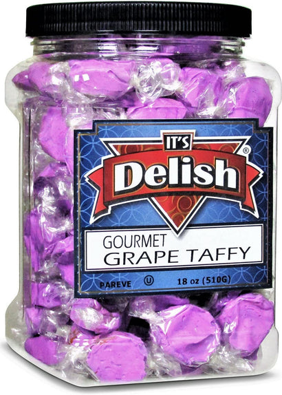 Grape Taffy Chews — Jumbo Jar - It's Delish