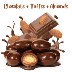 Milk Chocolate Toffee Coated Almonds — Jumbo Jar - It's Delish (photo 2)