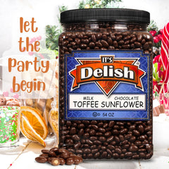 Milk Chocolate Toffee Coated Sunflower Seeds Jumbo Jar - It's Delish (photo 3)