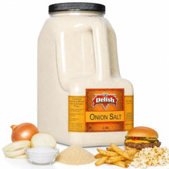 Onion Salt 6 LBS Bulk Restaurant Gallon Jug with Handle - It's Delish (photo 6)