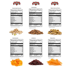 Gourmet Nut & Dried Fruit Variety 6-Section Gift Tray - It's Delish (photo 7)