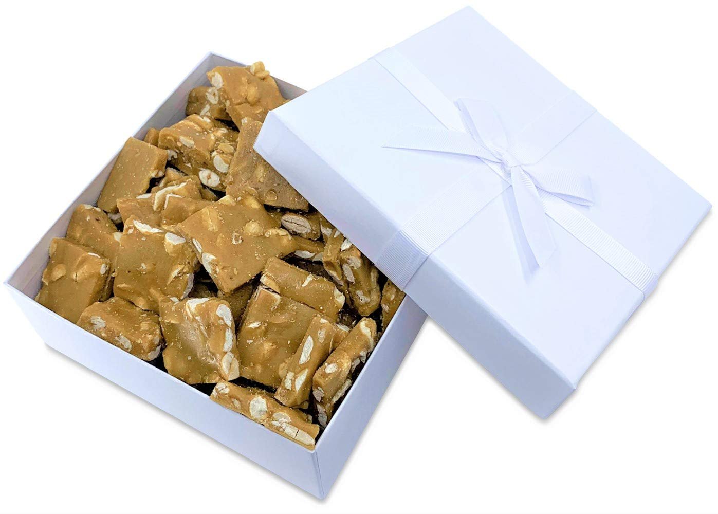 Gourmet Valentine's Peanut Brittle Gift Box - It's Delish