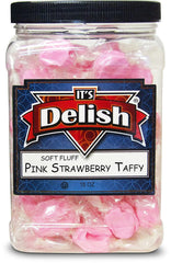 Pink Strawberry Taffy Chews — Jumbo Jar - It's Delish (photo 3)