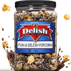 Caramel Fun & Delish Popcorn — Jumbo Jar - It's Delish (photo 3)