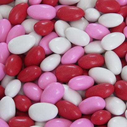 Red, Pink & White Jordan Almonds - It's Delish