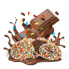 Christmas Dark Chocolate Nonpareils Jumbo Jar - It's Delish (photo 3)