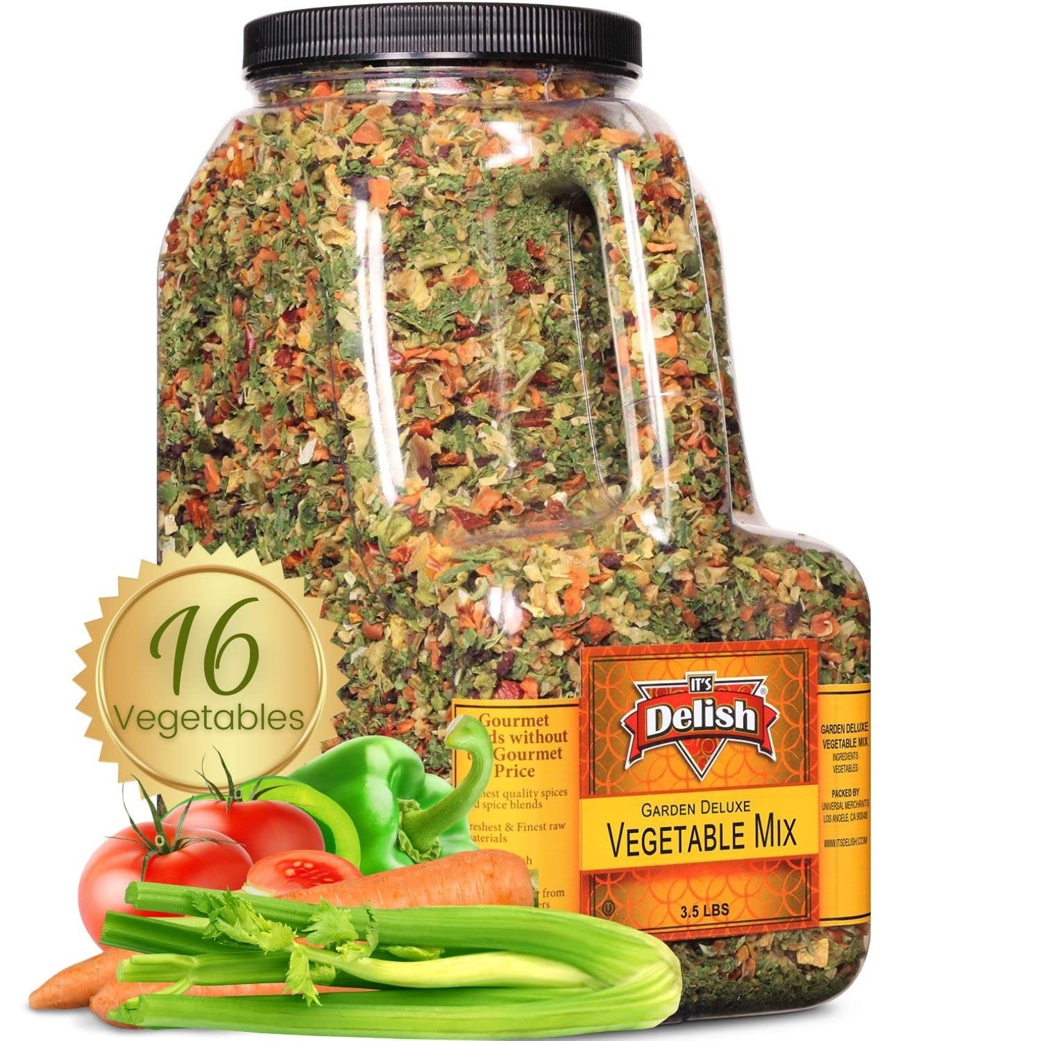 Garden Deluxe Vegetable Soup Mix — Gallon Jug - It's Delish
