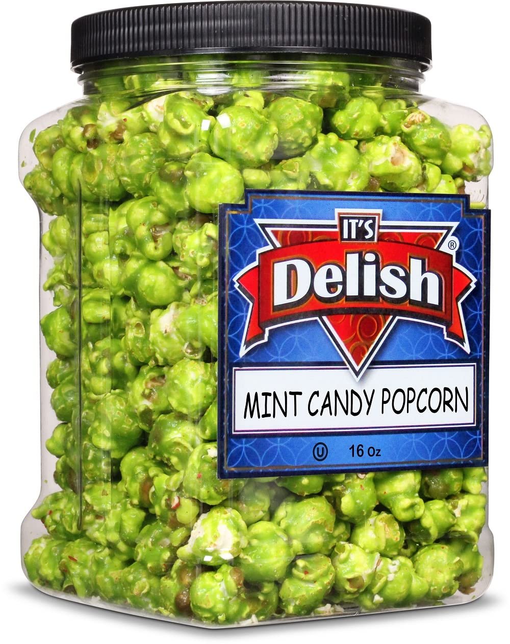 Mint Candy Popcorn — Jumbo Jar - It's Delish