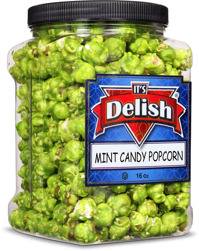 Mint Candy Popcorn — Jumbo Jar - It's Delish