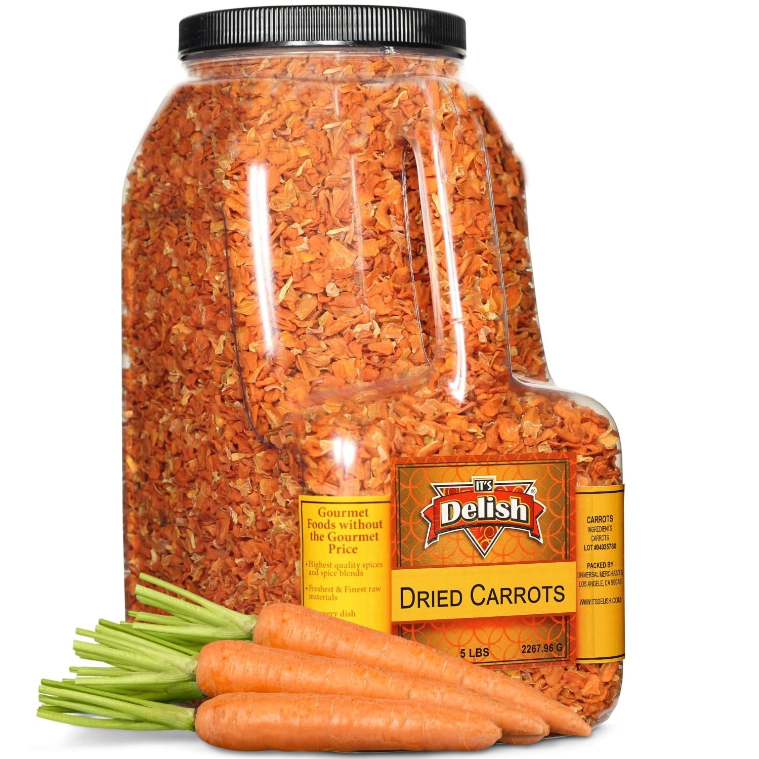 Dried Carrots — Restaurant Gallon Size - It's Delish