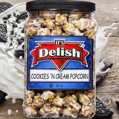 Cookies 'n Cream Popcorn — Jumbo Jar - It's Delish (photo 3)