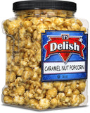 Caramel Nut Popcorn with Peanuts — Jumbo Jar