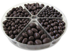 Gourmet White & Dark Chocolate Nuts Gift Tray 6-Pt - It's Delish (photo 3)