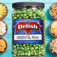 Roasted Salted Green Peas Snack — Jumbo Jar - It's Delish (photo 2)