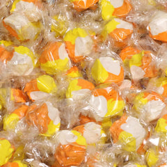 Candy Corn Style Taffy - It's Delish