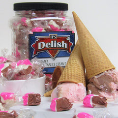 Neapolitan Ice Cream Taffy Chews — Jumbo Jar - It's Delish (photo 5)