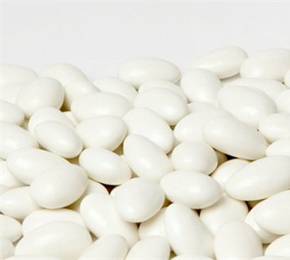Jordan Almonds, White - It's Delish
