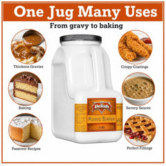 Potato Starch 6 LBS Bulk Restaurant Jug with Handle - It's Delish (photo 2)