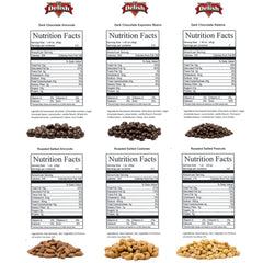 Gourmet Nut & Chocolate Variety 6-Section Gift Tray - It's Delish (photo 6)