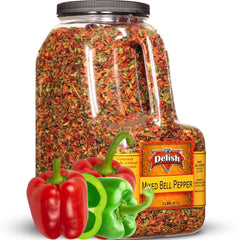 Red & Green Bell Peppers Mix - Restaurant Gallon Size - It's Delish