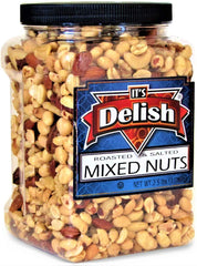 Roasted Salted Mixed Nuts with Peanuts - It's Delish