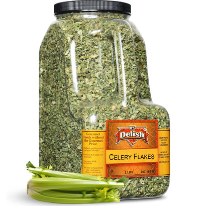 Dried Celery Flakes — Restaurant Gallon Size - It's Delish