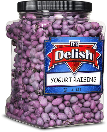 Purple Yogurt-Covered Raisins — Jumbo Jar - It's Delish