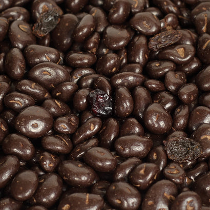 Dark Chocolate Covered Raisins - It's Delish