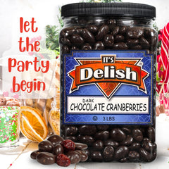 Dark Chocolate Cranberries Jumbo Jar - It's Delish (photo 3)
