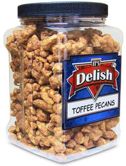 Toffee Coated Pecans - It's Delish