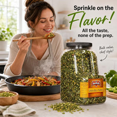 Dehydrated Green Bell Peppers 3 LBS Gallon SizeJug - It's Delish (photo 4)