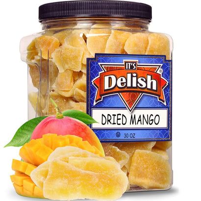 Dried Mango Slices Jumbo Jar - It's Delish