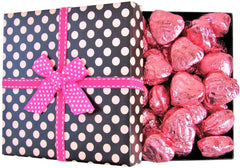 Valentine's Chocolate Raspberry Crème Hearts — Polka Dot Gift Box - It's Delish (photo 5)