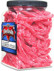 Sweet & Sour Strawberry Licorice Sticks — Jumbo Jar - It's Delish (photo 5)