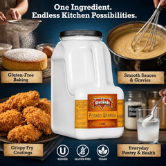 Potato Starch 6 LBS Bulk Restaurant Jug with Handle - It's Delish (photo 4)