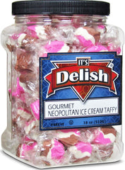Neapolitan Ice Cream Taffy Chews — Jumbo Jar - It's Delish (photo 4)