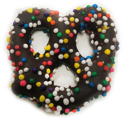 Chocolate Rainbow Pretzels - It's Delish
