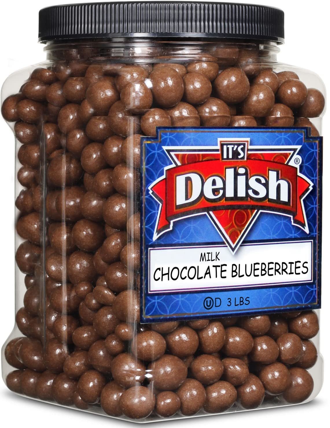Milk Chocolate Blueberries — Jumbo Jar - It's Delish