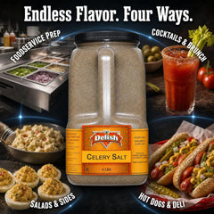 Celery Salt 6 LBS Bulk Restaurant Gallon Jug with Handle - It's Delish (photo 6)