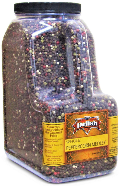 Whole Peppercorn Medley - Restaurant Gallon Size - It's Delish