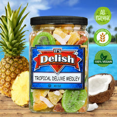 Tropical Deluxe Dried Mixed Fruit Jumbo Jar - It's Delish (photo 3)
