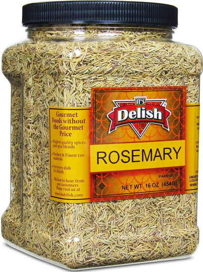 Dried Rosemary Leaves — Jumbo Jar - It's Delish
