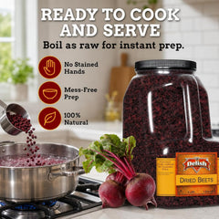 Dehydrated Beet Dices 4 LBS Gallon Jug with Handle - It's Delish (photo 2)