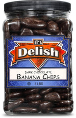 Dark Chocolate Banana Chips Jumbo Jar - It's Delish (photo 4)