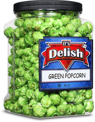 Green Apple Popcorn — Jumbo Jar - It's Delish