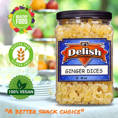 Crystallized Ginger Dices Jumbo Jar - It's Delish (photo 3)