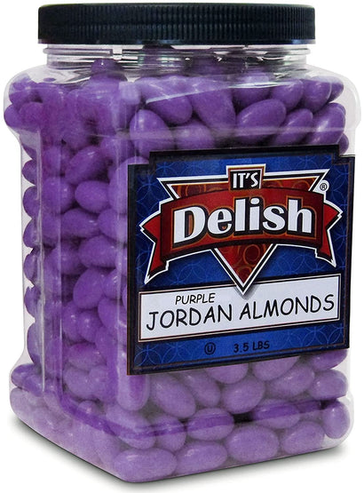 Purple Jordan Almonds — Jumbo Jar - It's Delish
