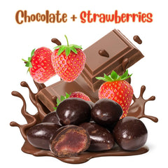 Dark Chocolate Covered Dried Strawberries Bulk Bag - It's Delish (photo 3)