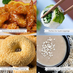 White Sesame Seeds Restaurant Gallon Size - It's Delish (photo 5)